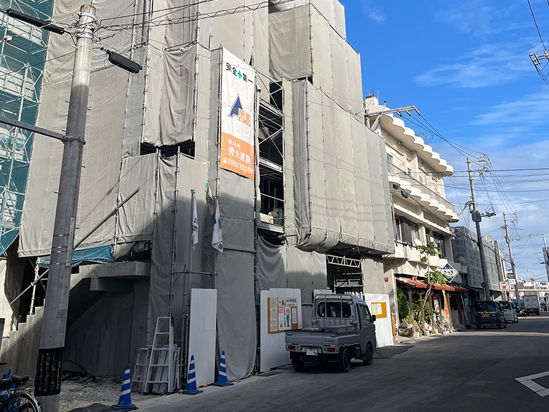 店舗入居募集（建築中）