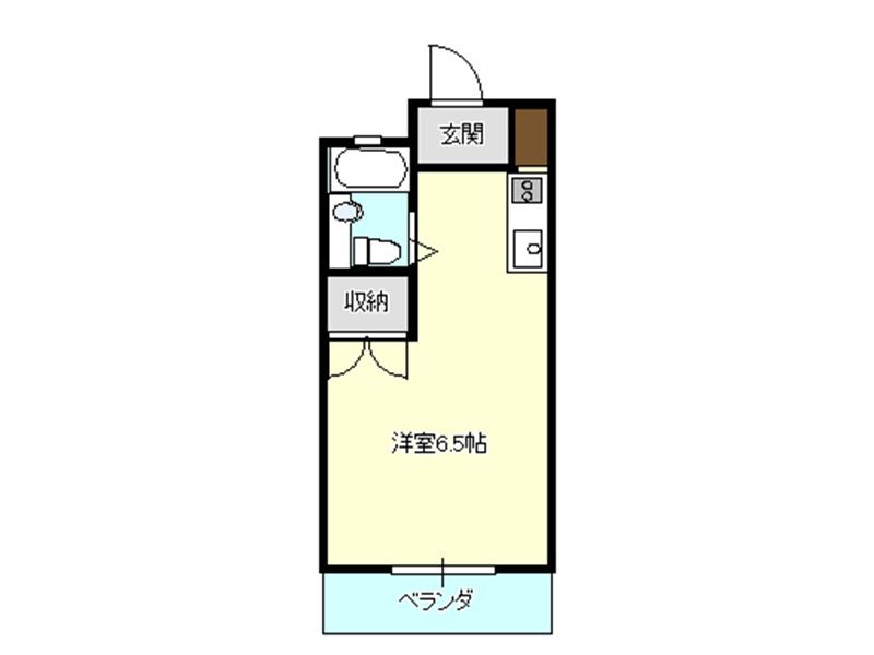 登野城地区、便利な立地の1K 登野城地区、便利な立地の1K